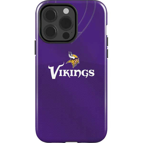NFL Minnesota Vikings Team Jersey iPhone 15 Pro Impact Case